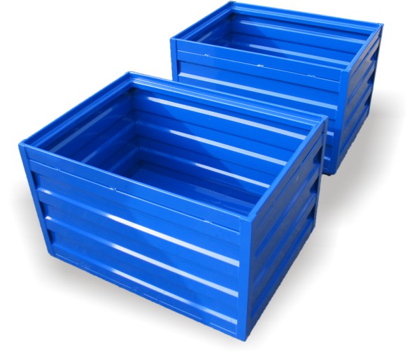 Stapelbare stalen container