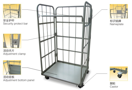 Opvouwbare rolcontainer